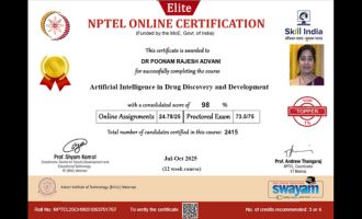 MET Faculty Excel in NPTEL Certification